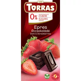 Torras epres vegán étcsokoládé hozzáadott cukor nélkül 75 g – Natur Reform