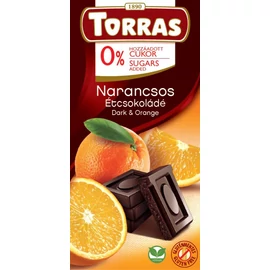 Az étcsokoládé és a narancs kesernyés, citrusos íze az egyik legjobb párosítás.