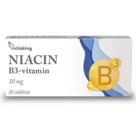 Vitaking B3 - Niacin 10mg - 30 db - Reform Nagyker