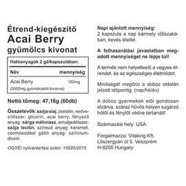 Vitaking Acai Berry Kivonat - 60 db – Natur Reform