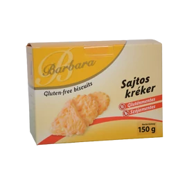 Barbara Gluténmentes Sajtos Kréker 150 g 