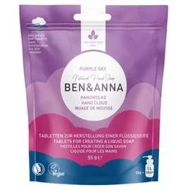 BEN&ANNA Purple Sky natúr szappantabletta (szappanhab-adagolóhoz) 10 db(55 g)