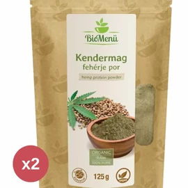 BioMenü BIO KENDERMAG fehérje por DUO 2X125 g