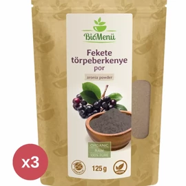 BioMenü BIO Fekete TÖRPEBERKENYE por TRIO 3X125 g