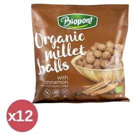 Biopont Extrudált kölesgolyó fahéjas kínáló 12X60 g – Natur Reform