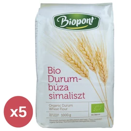 Biopont Durumbúzaliszt sima 5X1000 g - Reform Nagyker