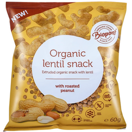 Biopont Extrudált lencse, földimogyoróval 60 g - Reform Nagyker