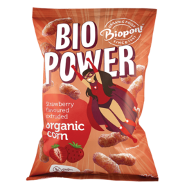 Biopont Extrudált kukorica, valódi eperporral, gluténmentes 70 g