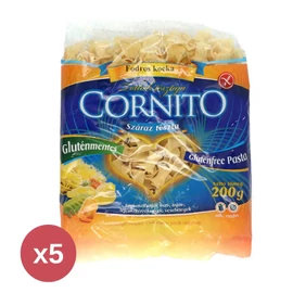 Cornito Gluténmentes Száraztészta Fodros kocka 5X200 g
