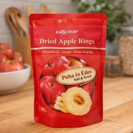 Eastray héjnélküli aszalt alma karika 80 g csomag - Natur Reform