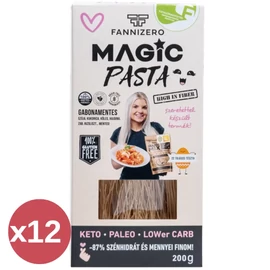 FANNIZERO Cérnametélt Magic Pasta kínáló 12×200 g gluténmentes gabonamentes low carb száraztészta