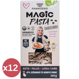 FANNIZERO Nagykocka Magic Pasta kínáló 12×200 g gluténmentes gabonamentes low carb száraztészta