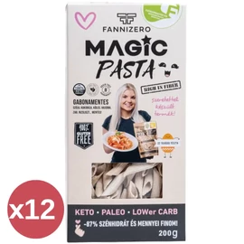 FANNIZERO Penne Magic Pasta kínáló 12×200 g gluténmentes gabonamentes low carb száraztészta
