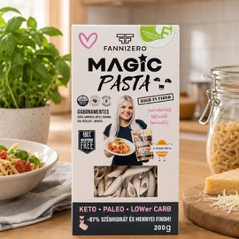 FANNIZERO Penne Magic Pasta kínáló 12×200 g gluténmentes gabonamentes low carb száraztészta