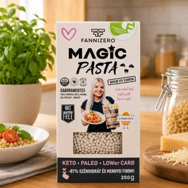 FANNIZERO Tarhonya Magic Pasta kínáló 12×200 g gluténmentes gabonamentes low carb száraztészta