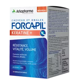  Forcapil Keratin+ Hajregeneráló és hajerősítő kapszula 60 db