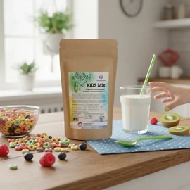 Freyagena KIDS Mix DUO 2X300 g – gyermek mikrotápanyag-komplex por acerolával és áfonyaporral, 3 éves kortól