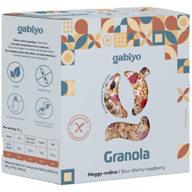 Gabiyo Meggy-málna granola 275 g 