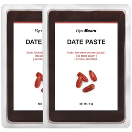 GymBeam Datolyapaszta DUO 2x1000 g – természetes, adalékmentes datolyás édesítő