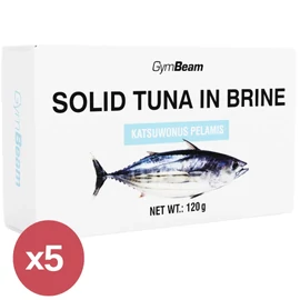GymBeam Tonhal sós lében csomag 5x120 g – prémium fehérjeforrás