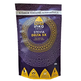 Inka Sweet Stevia Delta 5x 200 g – mellékízmentes természetes stevia édesítő cukorhelyettesítő