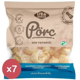 Liza Snack Tepertő pörc sós 7×30 g – adagolt sertéstepertő snack tasakos kiszerelésben