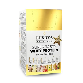 LUXOYA Whey Protein - Tejsavó koncentrátum italpor Box 7x30g (7x1 íz)