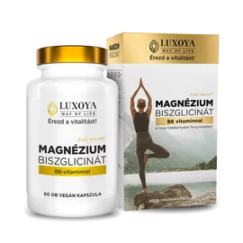 LUXOYA Magnézium-biszglicinát B6-vitaminnal 60 db 