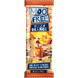 Moo Free Mini moo frizzy narancs tejmentes csokoládé szelet 20 g - Natur Reform