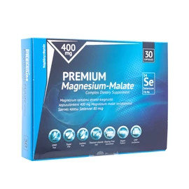 Napfényvitamin Prémium Magnézium-malát 400 mg szerves kötésű szelénnel 80 mcg - 30 db 