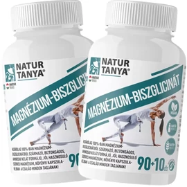 Natur Tanya® Magnézium-Biszglicinát DUO 2X100 db – 100% magnézium-biszglicinát vegán kapszulában, laborban bevizsgált