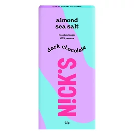 Nick's Prémium táblás étcsokoládé - mandula 75 g - Natur Reform