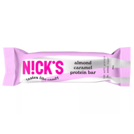 Nick's Almond caramel proteinszelet 50 g - Reform Nagyker