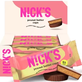 Nick's Mogyoróvajas kosárka kínáló 12x30 g – gluténmentes, cukormentes édesség