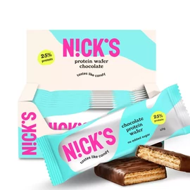 Nick's proteines ostyaszelet csokoládés 5x40 g – gluténmentes, cukormentes, fehérjedús snack