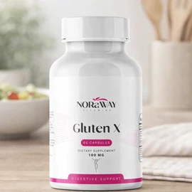 NORaWAY Gluten X Tolerase-G gluténbontó enzim 100 mg DUO 2×60 kapszula – gluténérzékenység étrend-kiegészítő csomag