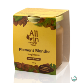 ALL IN natural food Piemont Blondie Mandulás Nugátkrém 180 g - Reform Nagyker– Natur Reform