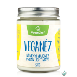 VeganChef Veganéz Light – gluténmentes növényi majonéz üveges 320 g – Natur Reform