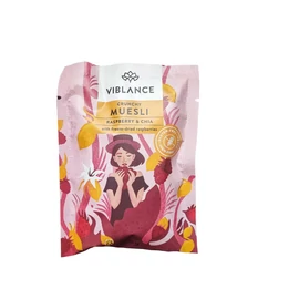  Viblance Málna&amp;amp;chia ropogós müzli 60 g - Natur Reform