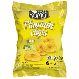 Samai Plantain chips lime 70 g - Reform Nagyker