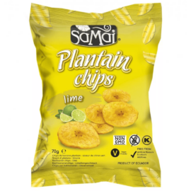 Samai Plantain chips lime 70 g - Reform Nagyker