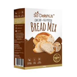 SoDelishUs szénhidrátcsökkentett kenyér lisztkeverék-Bread Mix 500g - Natur Reform