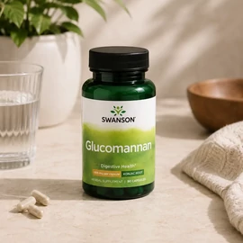 Swanson Glucomannan glükomannán 665 mg 90 kapszulás étrend-kiegészítő