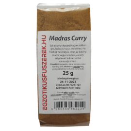 TerraVida Madras Curry Fűszerkeverék 25 g – Natur Reform