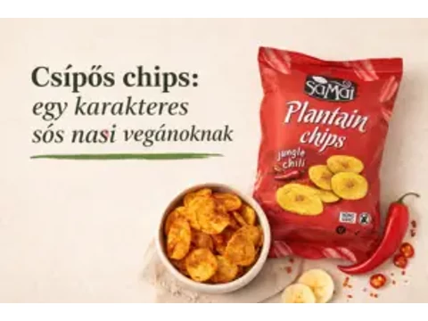 Csípős chips: egy karakteres sós nasi vegánoknak