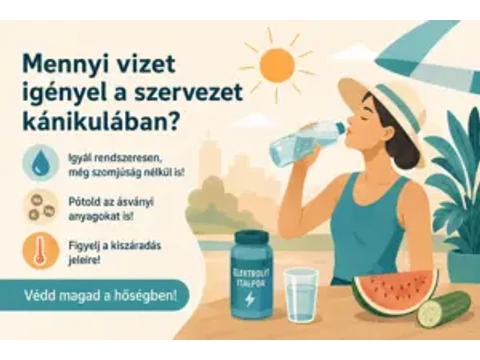 Hőségriadó idején: Így pótold a folyadékot helyesen