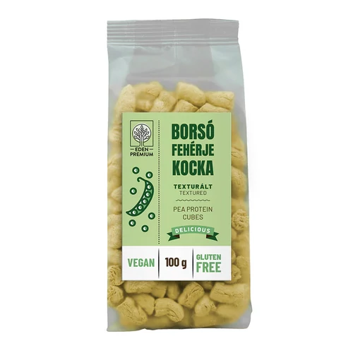Éden Prémium Texturált borsófehérje kocka 100 g – Natur Reform