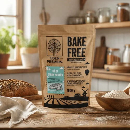 Eden Premium Bake-Free Házi cirokkenyér lisztkeverék 1000 g