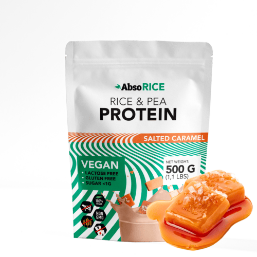 AbsoRICE Protein - Sós karamell vegán fehérjepor 500 g - Reform Nagyker