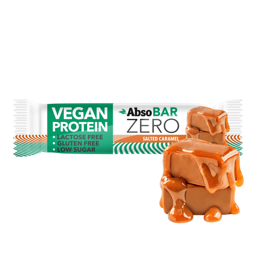 AbsoBAR ZERO sós karamella ízesítésű fehérjeszelet 40 g – Natur Reform